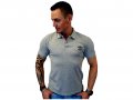 UMBRO polo tričko pánské 71100 šedé | Vermali.cz